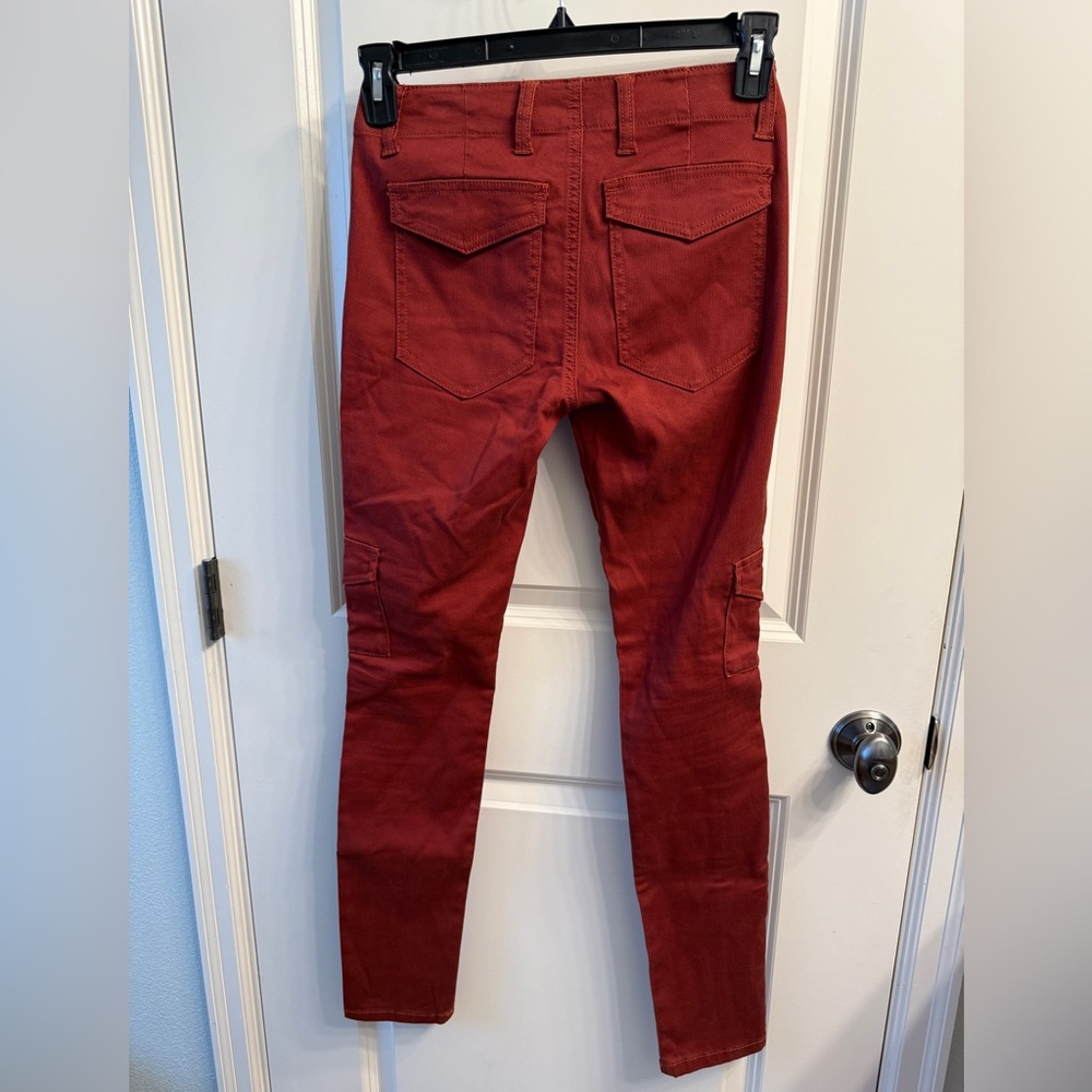 CAbi Women's Rust‎ Utility Jeans - Picture 2 of 5